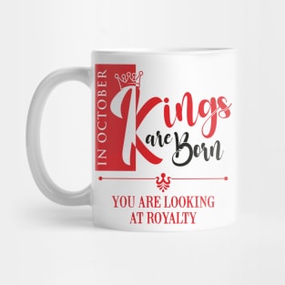 October Birthday King Mug